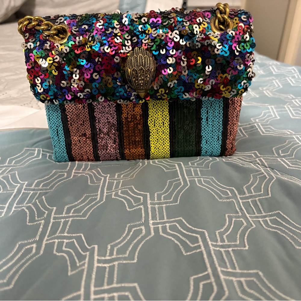 Kurt Geiger Multicolor Sequin Crossbody Bag